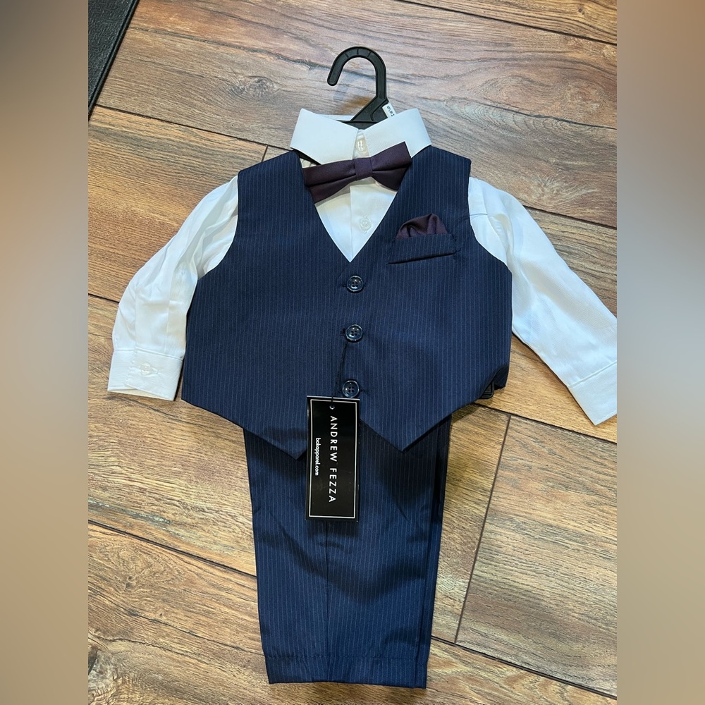 3 piece baby boy suit 6/9 mths